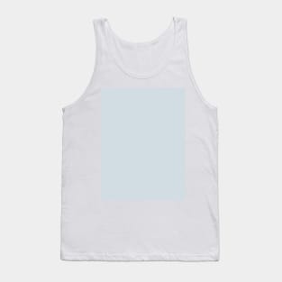 Minimalist Preppy Chic Solid Color blue Pastel  blue Tank Top